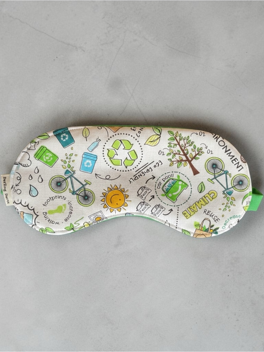 Save the Planet Eco Friendly Theme Kids Sleep Mask